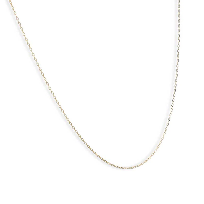 Gold Thin Link Chain 18KT - FKJCN18KU3002 - Image 2