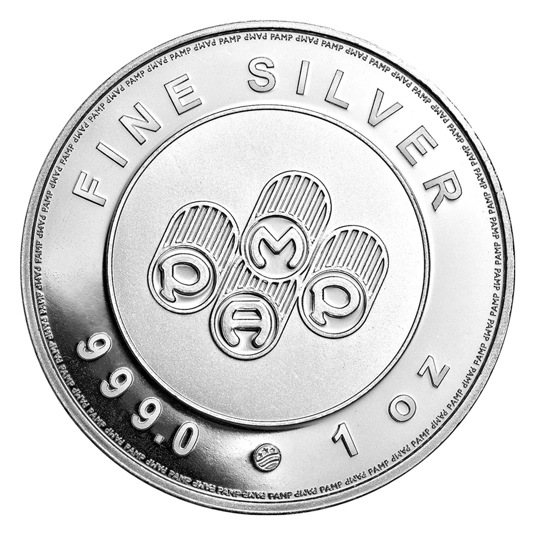Pamp 1 Ounce 999.0 Purity Silver Coin - FKJCONSL2293 - Image 2