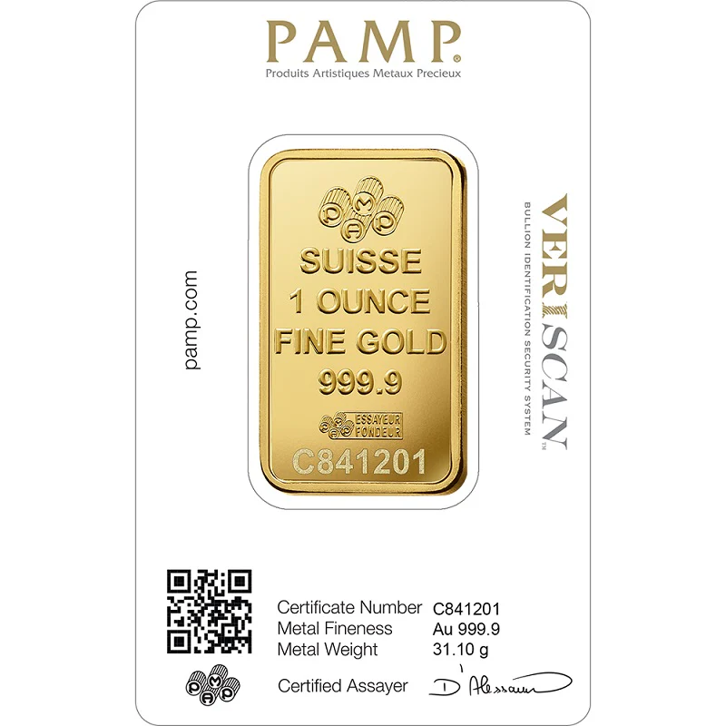 Pamp Suisse Queen Fortuna 1 Ounce Gold Bar 24KT - FKJGBR24K2168 - Image 3