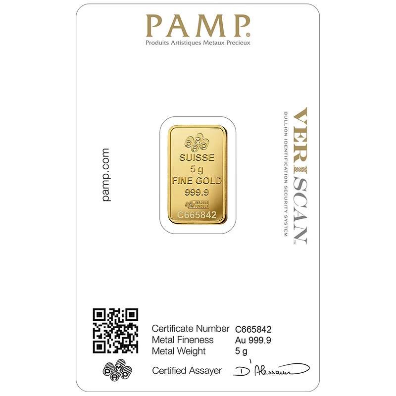 Pamp Suisse Queen Fortuna 5 Grams Gold Bar 24KT - FKJGBR2154 - Image 3