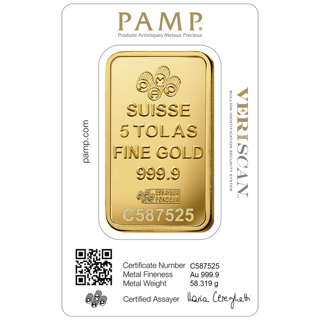 Pamp Suisse Queen Fortuna 5 Tola Gold Bar 24KT - FKJGBR24K2182 - Image 4