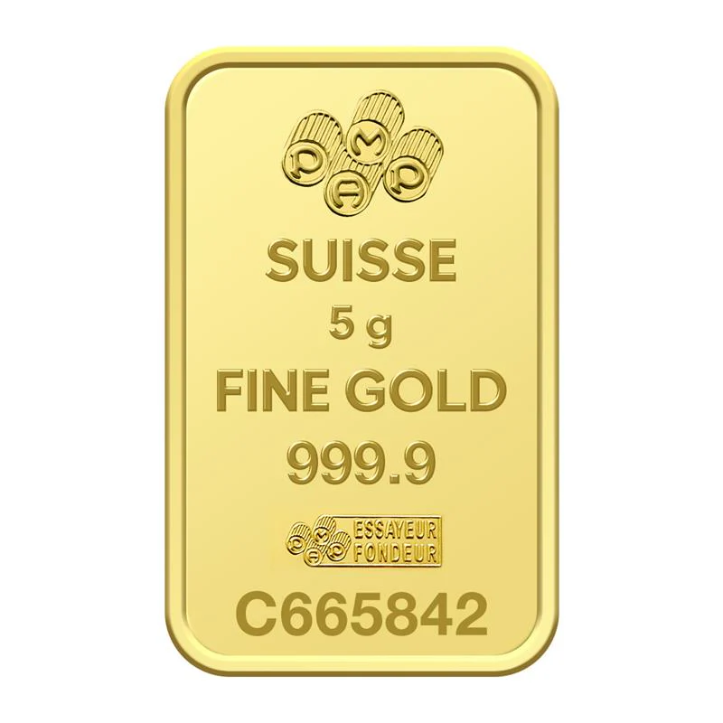 Pamp Suisse Rosa 5 Grams Gold Bar 24KT - FKJGBR24K2721 - Image 3