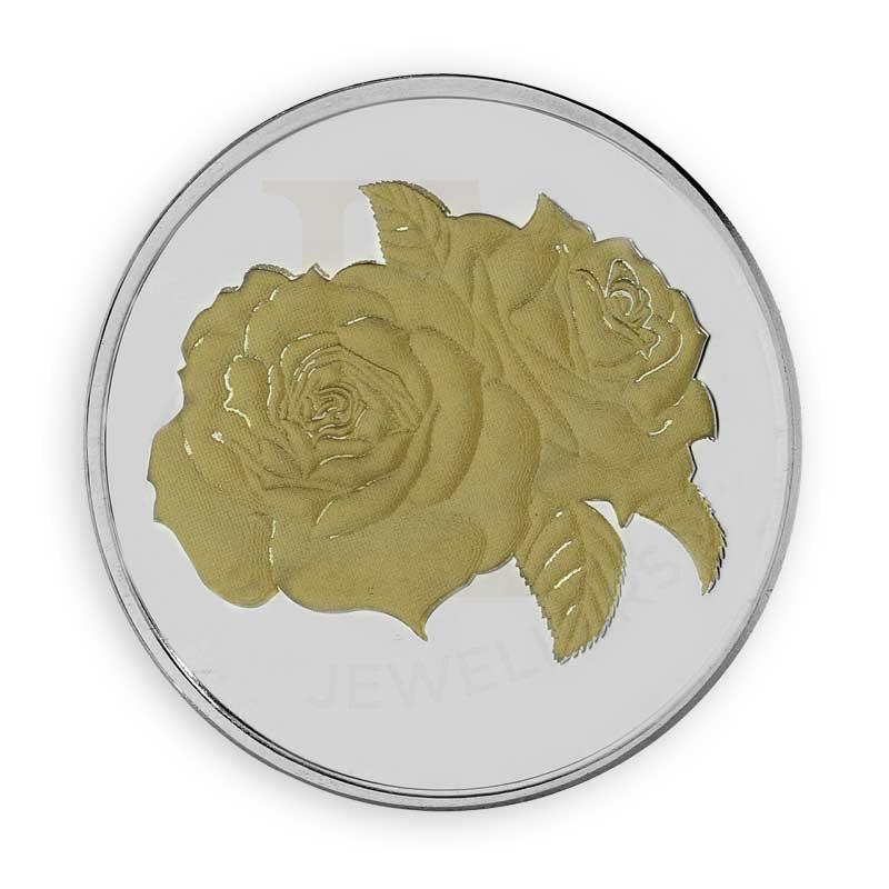 Silver 20 Grams Rose Coin in Fine 999 Silver - FKJCONSL3111 - Image 2