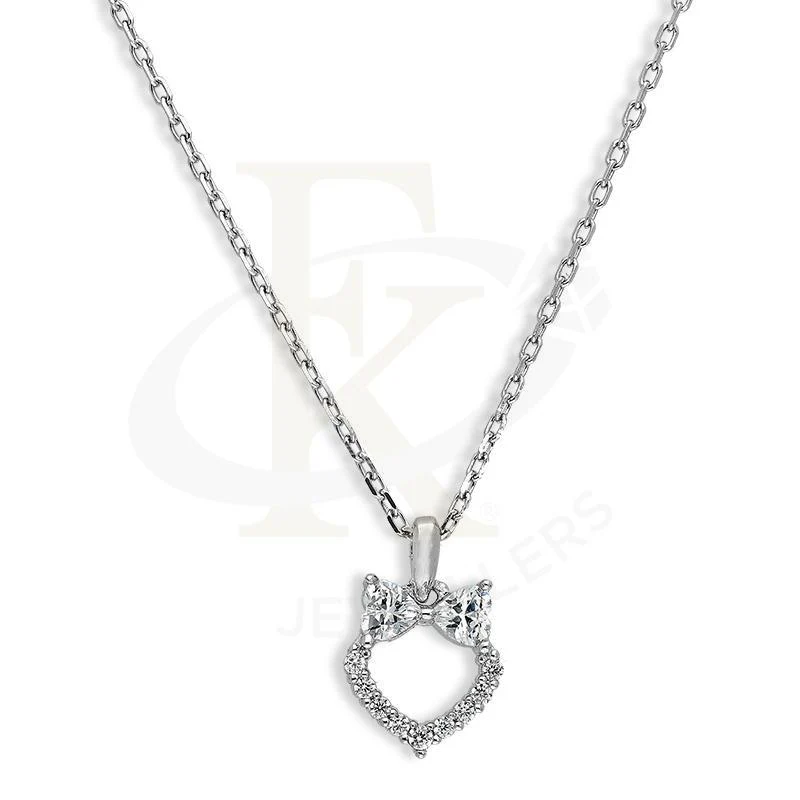 Sterling Silver 925 Heart Necklace - FKJNKLSL2628