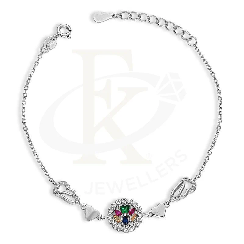 Sterling Silver 925 Hearts Bracelet - FKJBRLSL2611