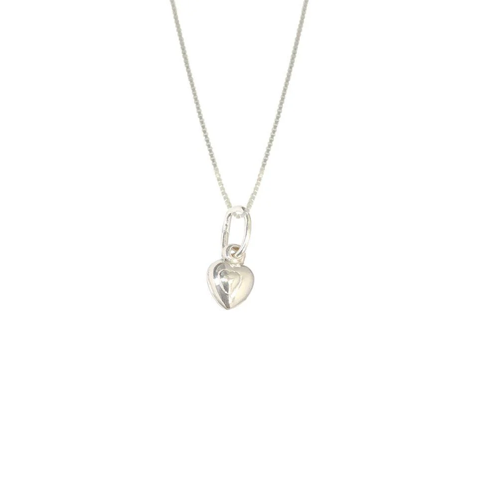 Sterling Silver 925 Necklace (Chain with Heart Pendant) - FKJNKL1780