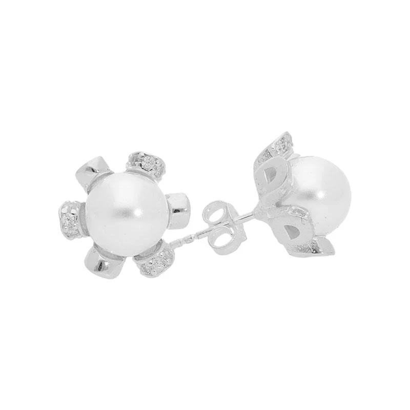 Sterling Silver 925 Pearl Pendant Set (Necklace, Earrings and Ring) - FKJNKLST2017 - Image 4