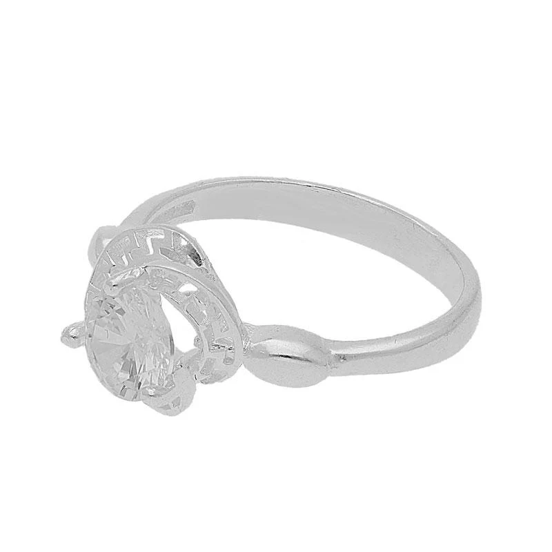 Sterling Silver 925 Pendant Set (Necklace, Earrings and Ring) - FKJNKLST1995 - Image 6
