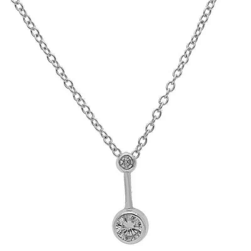 Sterling Silver 925 Pendant Set (Necklace, Earrings and Ring) - FKJNKLST2008 - Image 2