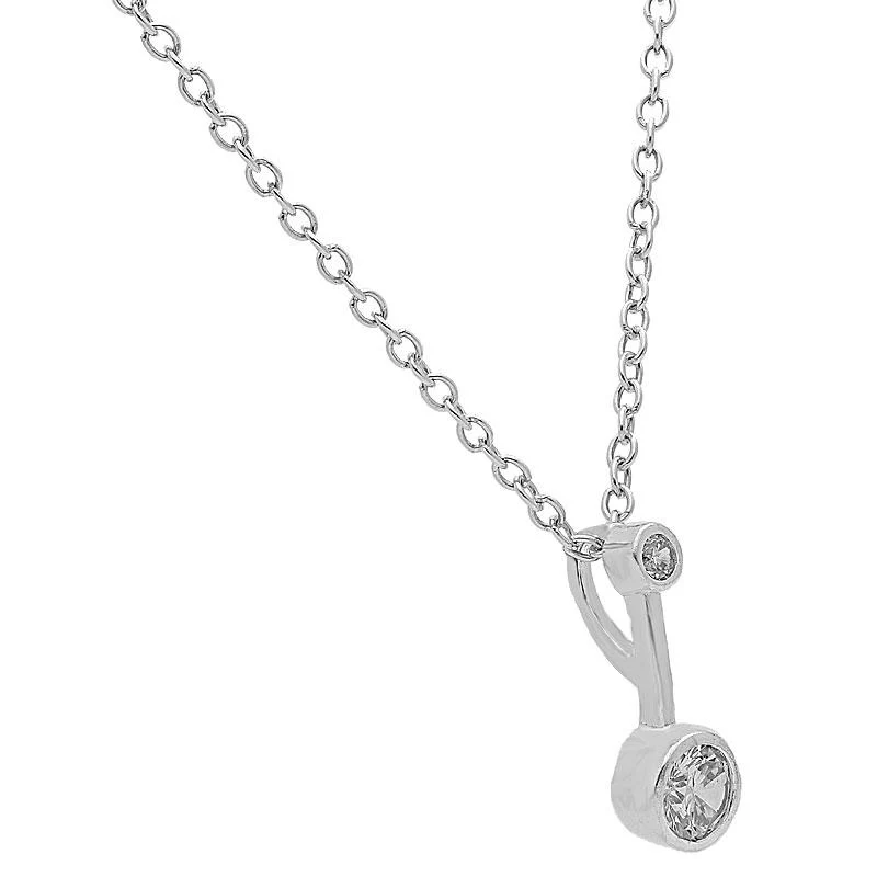 Sterling Silver 925 Pendant Set (Necklace, Earrings and Ring) - FKJNKLST2008 - Image 3