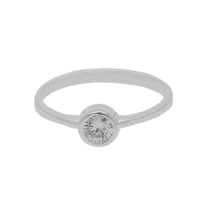 Sterling Silver 925 Pendant Set (Necklace, Earrings and Ring) - FKJNKLST2008 - Image 5