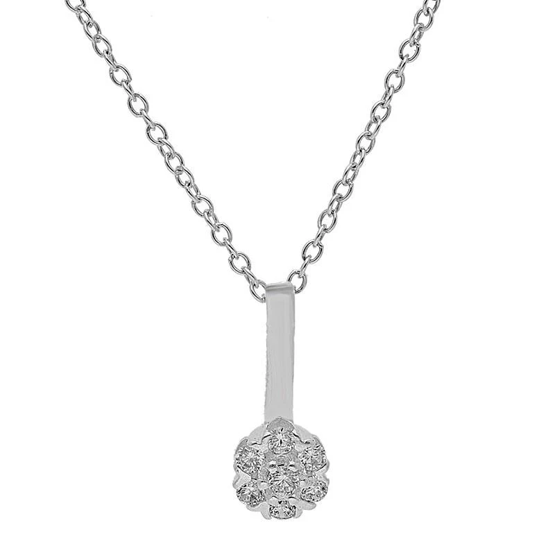 Sterling Silver 925 Pendant Set (Necklace, Earrings and Ring) - FKJNKLST2011 - Image 2