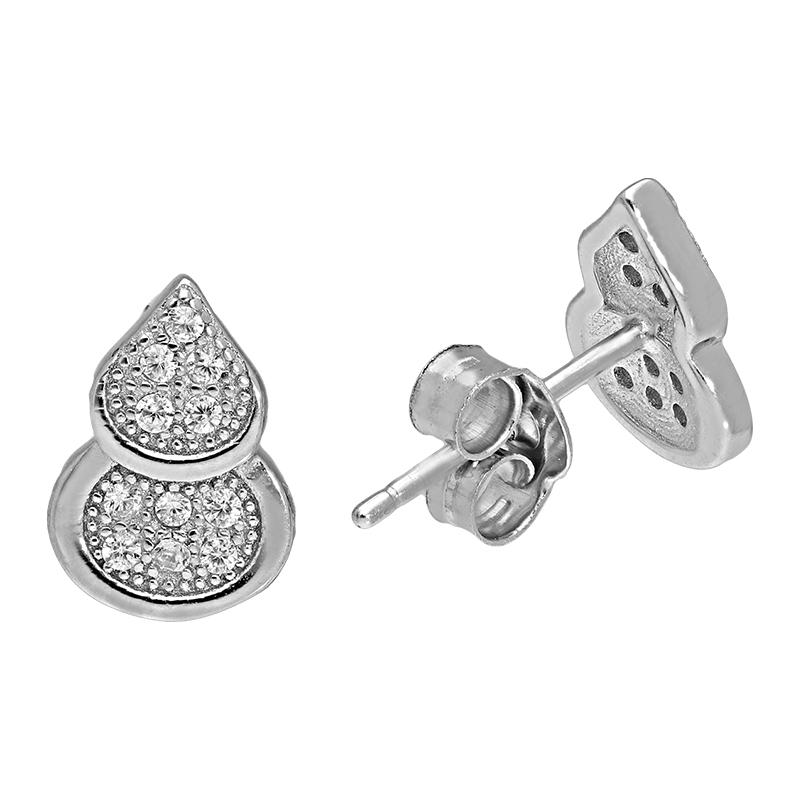 Sterling Silver 925 Stud Earrings - FKJERNSL2512