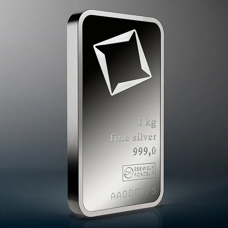 Valcambi Suisse 1 Kilogram Silver Bar in 999 Silver - FKJGBRSL2209 - Image 2