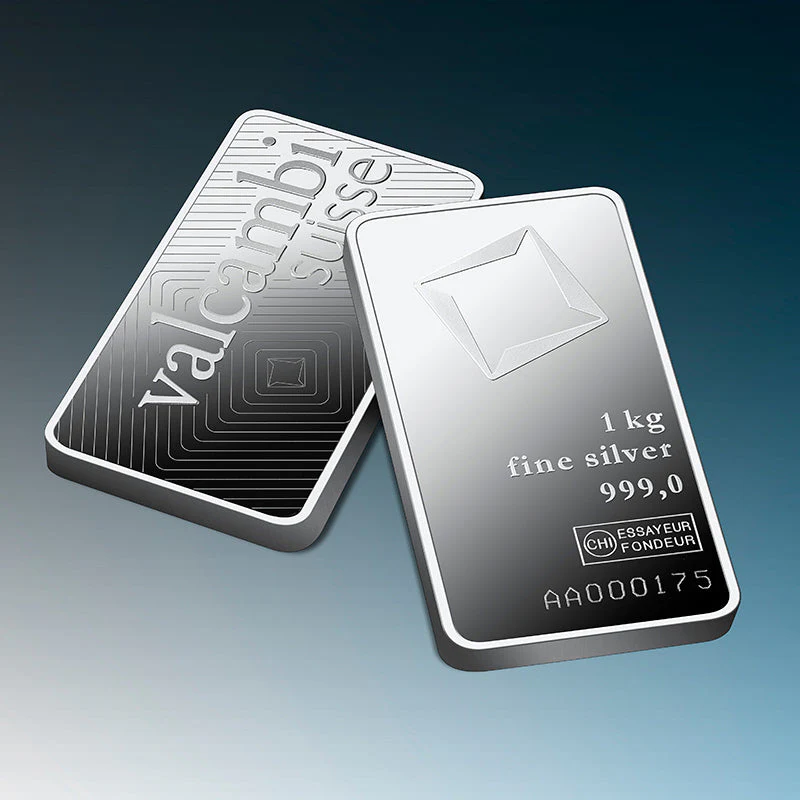 Valcambi Suisse 1 Kilogram Silver Bar in 999 Silver - FKJGBRSL2209 - Image 4