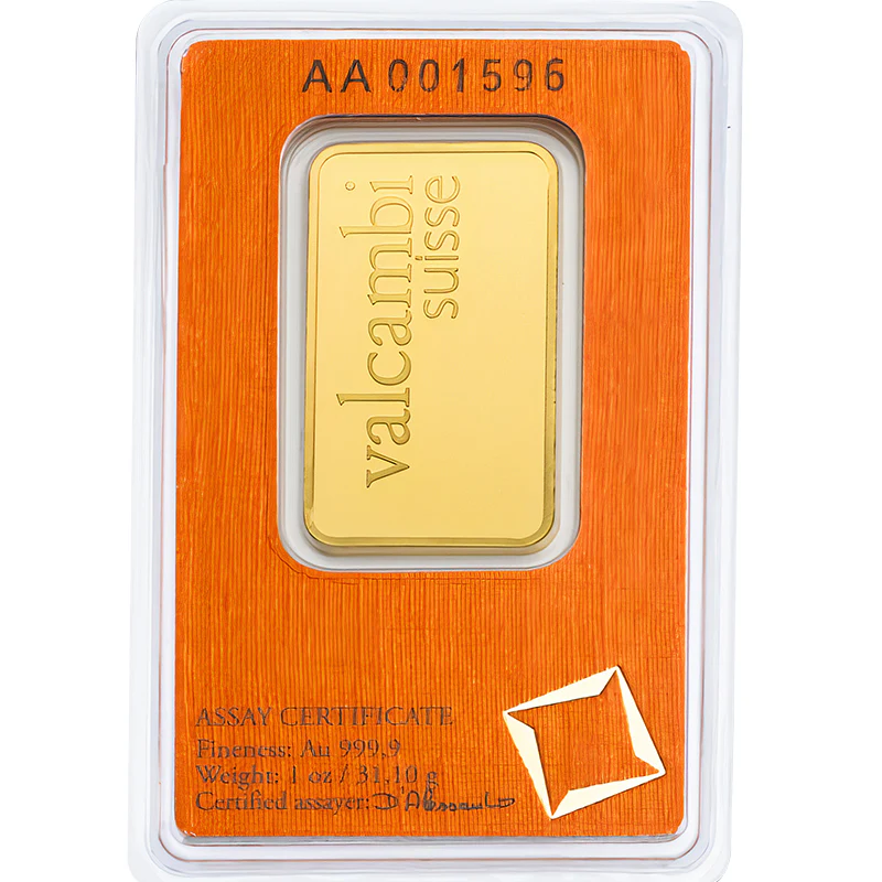 Valcambi Suisse 1 Ounce Gold Bar 24KT - FKJGBR24K2178 - Image 4