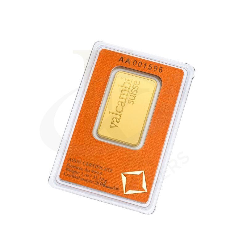 Valcambi Suisse 1 Ounce Gold Bar 24KT - FKJGBR24K2178 - Image 5