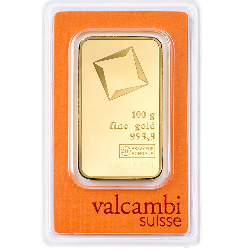 Valcambi Suisse 100 Grams Gold Bar 24KT - FKJGBR24K2174 - Image 3
