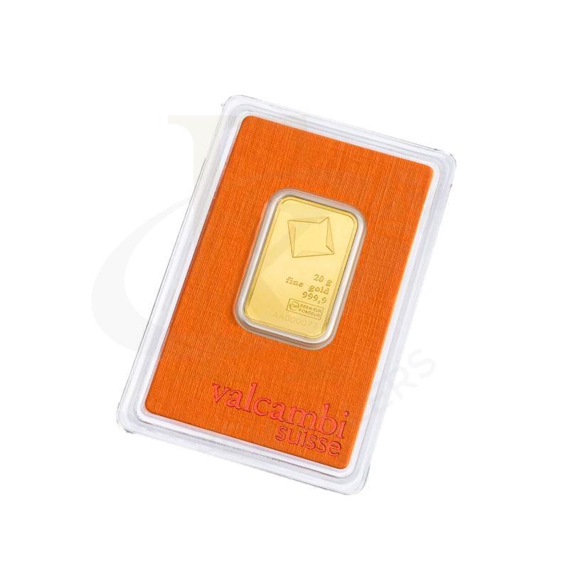Valcambi Suisse 20 Grams Gold Bar 24KT - FKJGBR24K2172 - Image 3