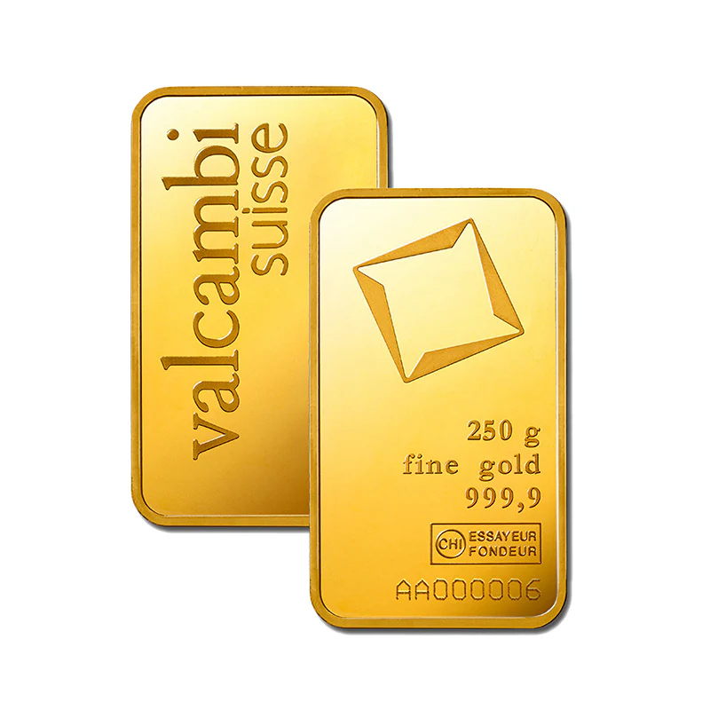 Valcambi Suisse 250 Grams Gold Bar 24KT - FKJGBR24K2175 - Image 2