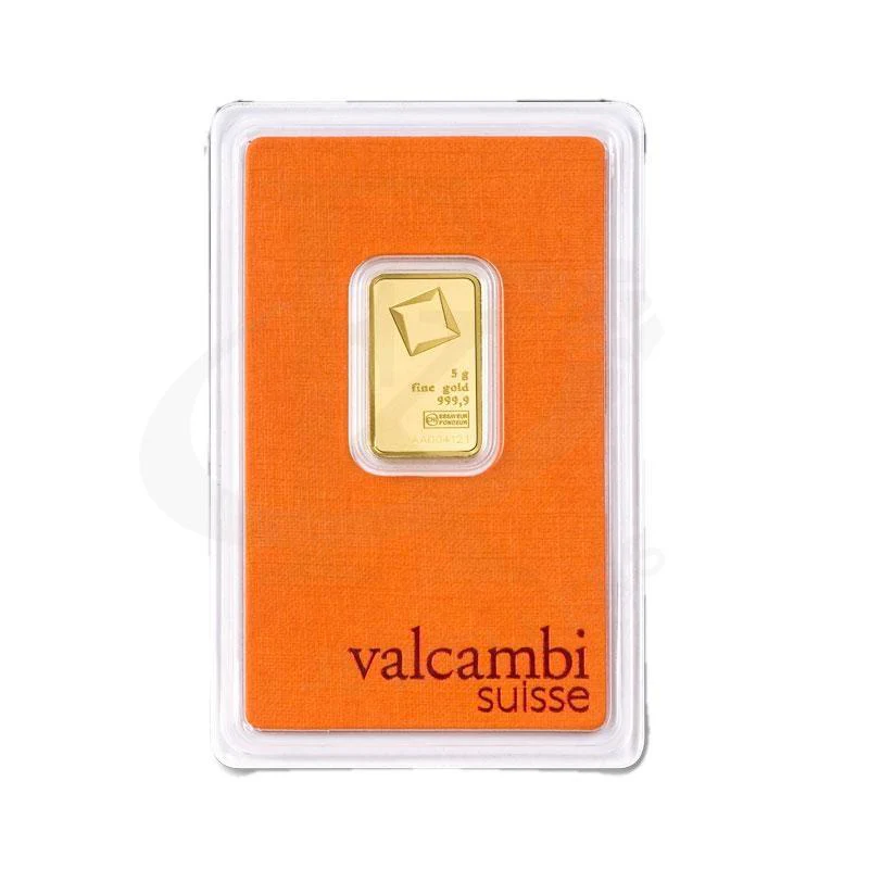 Valcambi Suisse 5 Grams Gold Bar 24KT - FKJGBR24K2170 - Image 3
